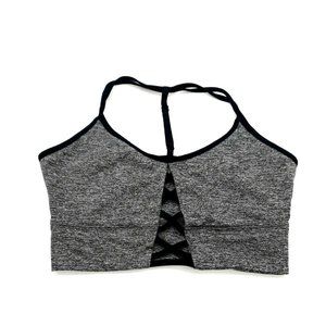 Unbranded Sports Bra Womens Stretch Open Front Laces 32" Bustline Adjustable